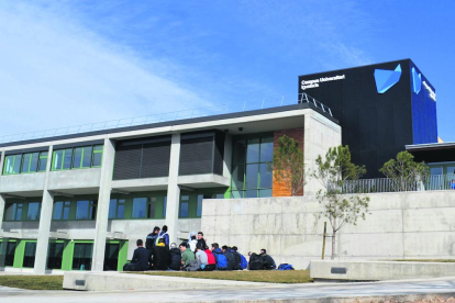 Imatge d’un edifici del campus de la Universitat de Lleida (UdL) a Igualada.