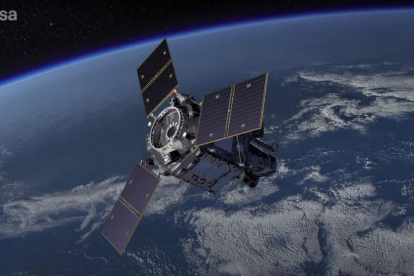 Vista del satèl·lit espanyol Seosat-Ingenio.