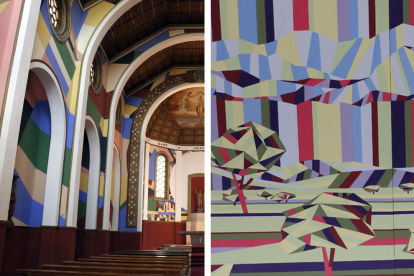 Una artista de Sant Cugat veu un “possible plagi” al mural de l'església de Penelles