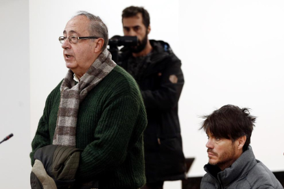Ángel Vizcay, exgerent de l’Osasuna, declara durant el judici.