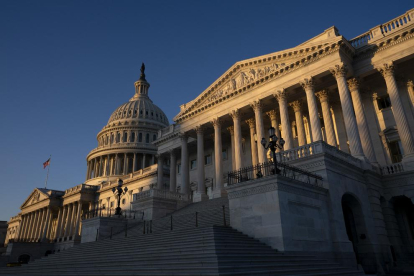 Imatge de la façana del Capitoli, a Washington.