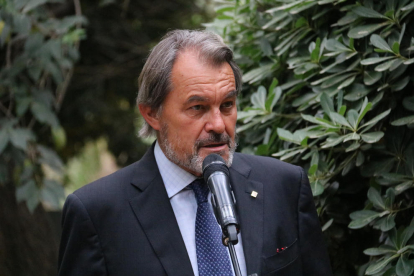 El expresidente del Govern de la Generalitat, Artur Mas.