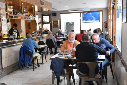 Imatge del restaurant Bellera de Lleida ahir al migdia.