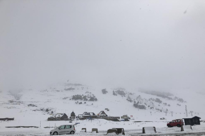 La nevada en la zona de Beret.