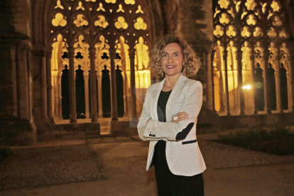 La ministra Meritxell Batet, en una visita reciente a Lleida.