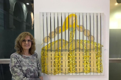 La Neus va participar en l'exposició col·lectiva Las Meninas, a la Biblioteca Pública de Lleida