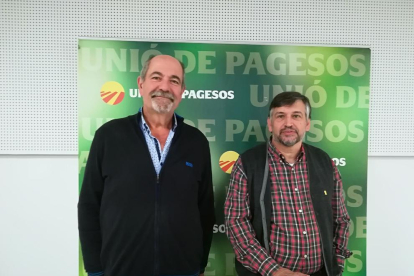 Jaume Pedrós i Joan Caball van analitzar ahir els pressupostos per al ministeri d’Agricultura.
