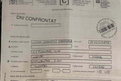 El Lleida Esportiu sufrió un registro por parte de la Guardia Civil e Inspección de Trabajo el 5 de octubre.
