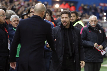 Zidane y Simeone vivirán hoy un intenso duelo en la Champions.