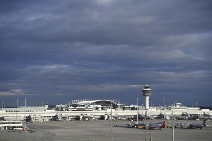 Imagen del aeropuerto de Múnich, en cuyas cercanías fue encontrada la joven.