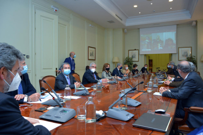 Reunión del CGPJ el pasado mes de octubre.