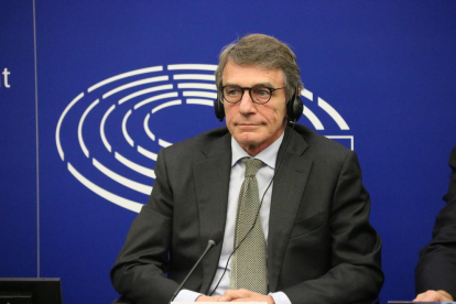 El presidente del Parlamento Europeo, David Sassoli.