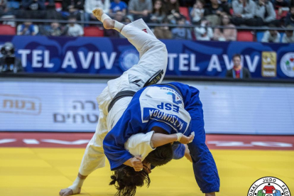 Ai Tsunoda, en un combat al Grand Prix de Tel-Aviv.