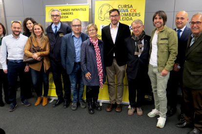 El acto de presentación de la Cursa dels Bombers de Lleida.