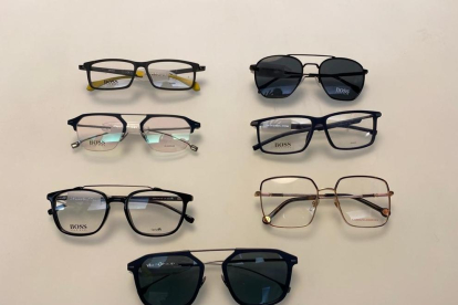 Las gafas robadas en una óptica de la calle Bisbe Ruano. 