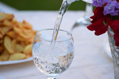 La ingesta diaria de agua recomendada es de unos dos litros diarios.
