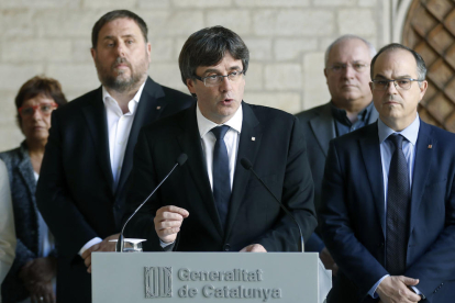 El president de la Generalitat, Carles Puigdemont.