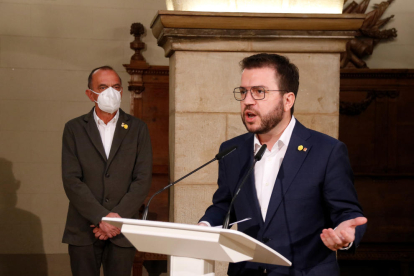 Aragonès diu que els ajuts de l'Estat a Catalunya per la pandèmia són els que el Govern ha destinat en un trimestre