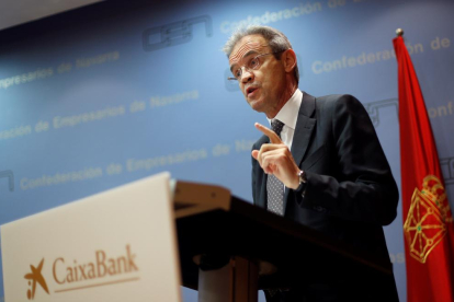 El president de Caixabank, Jordi Gual.