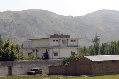 Imagen del complejo donde Bin Laden fue asesinado.