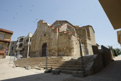 La iglesia de Sant Pere de Rosselló con su aspecto actual.
