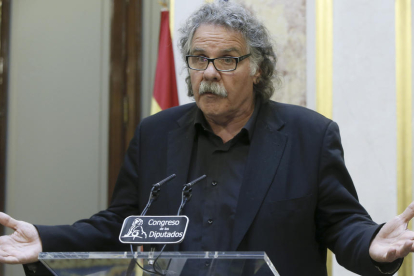 Imagen del portavoz de ERC en el Congreso, Joan Tardà.