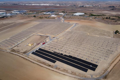 La central solar de 10 MW que Nufri construye en Huelva.