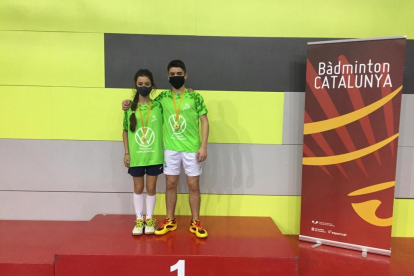 Seis oros y 5 platas para el Club Inef Lleida en bádminton