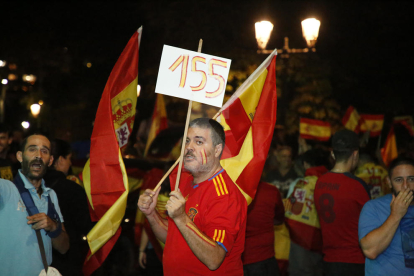 Manifestació a favor de la unitat d'Espanya a la subdelegació