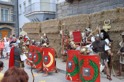 El acto central consitió en una recreación histórica de una legión romana.