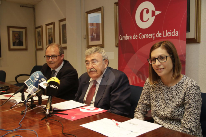 L'acte de presentació de l'enquesta de la Cambra de Comerç de Lleida.