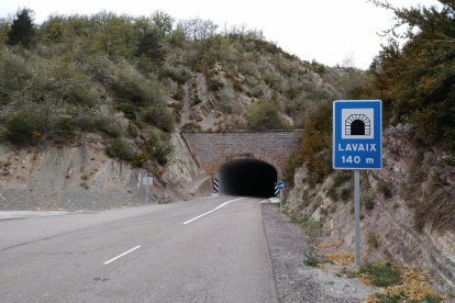 El túnel de Lavaix, on demanen incorporar il·luminació.