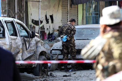 Imagen de un atentado ocurrido esta semana en Kabul.