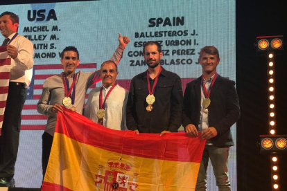 Iván Espílez, bronce en el Mundial de recorridos de tiro