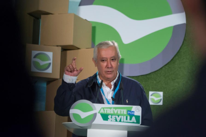 El vicesecretario de Política Autonómica del PP, Javier Arenas.