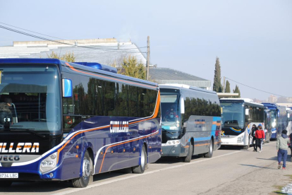 Transport escolar al complex educatiu del La Serra.