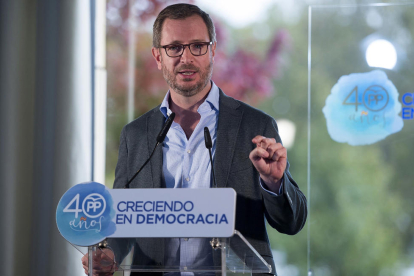 El vicesecretari de Política Sectorial del PP, Javier Maroto