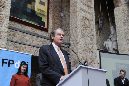 El presidente de la Fundación Princesa de Girona, Francisco Belil. 