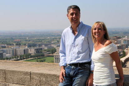 Xavier García Albiol i Marisa Xandri, a Lleida.