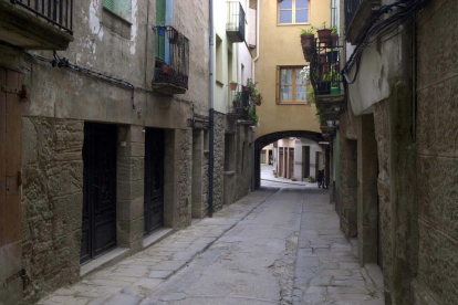 Imatge del centre de Torà, on es recuperarà un carrer.