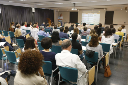 Un centenar d’assistents van participar ahir en el Congrés de Pneumologia de l’Atenció Primària.