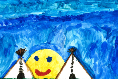 Dibuix de Dani Leal, de 6 anys, un dels guanyadors.