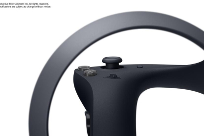 Detall del nou controlador per a la PlayStation VR.