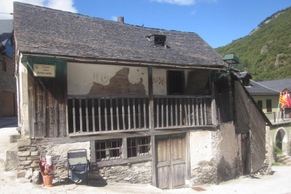 Imagen del estado actual del antiguo horno de pan de Es Bòrdes.
