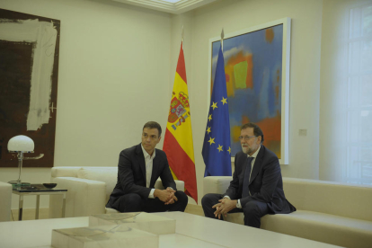 Mariano Rajoy, després de la compareixença pública en què va dir que “sóc molt conscient del que està en joc, sé el que s’espera de mi”.