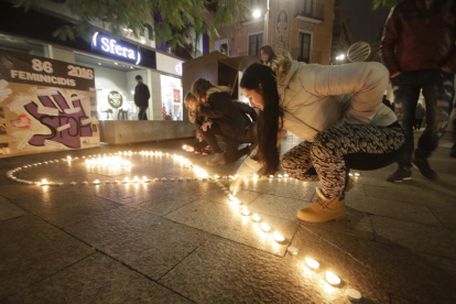 Acte contra la violència masclista el novembre passat a Lleida.