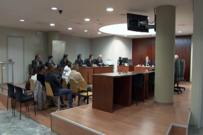 El juicio de conformidad se celebró ayer en la Audiencia de Lleida.