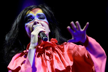 La islandesa Björk, protagonista de la jornada inaugural del Sónar. 
