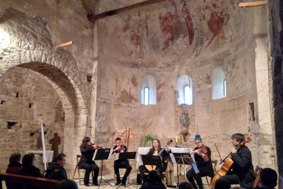 Concert a l’església de Santa Maria de Palau de Rialb.