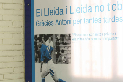 El jugador Mousa Bandeh ayer durante las pruebas médicas en Cor Lleida.